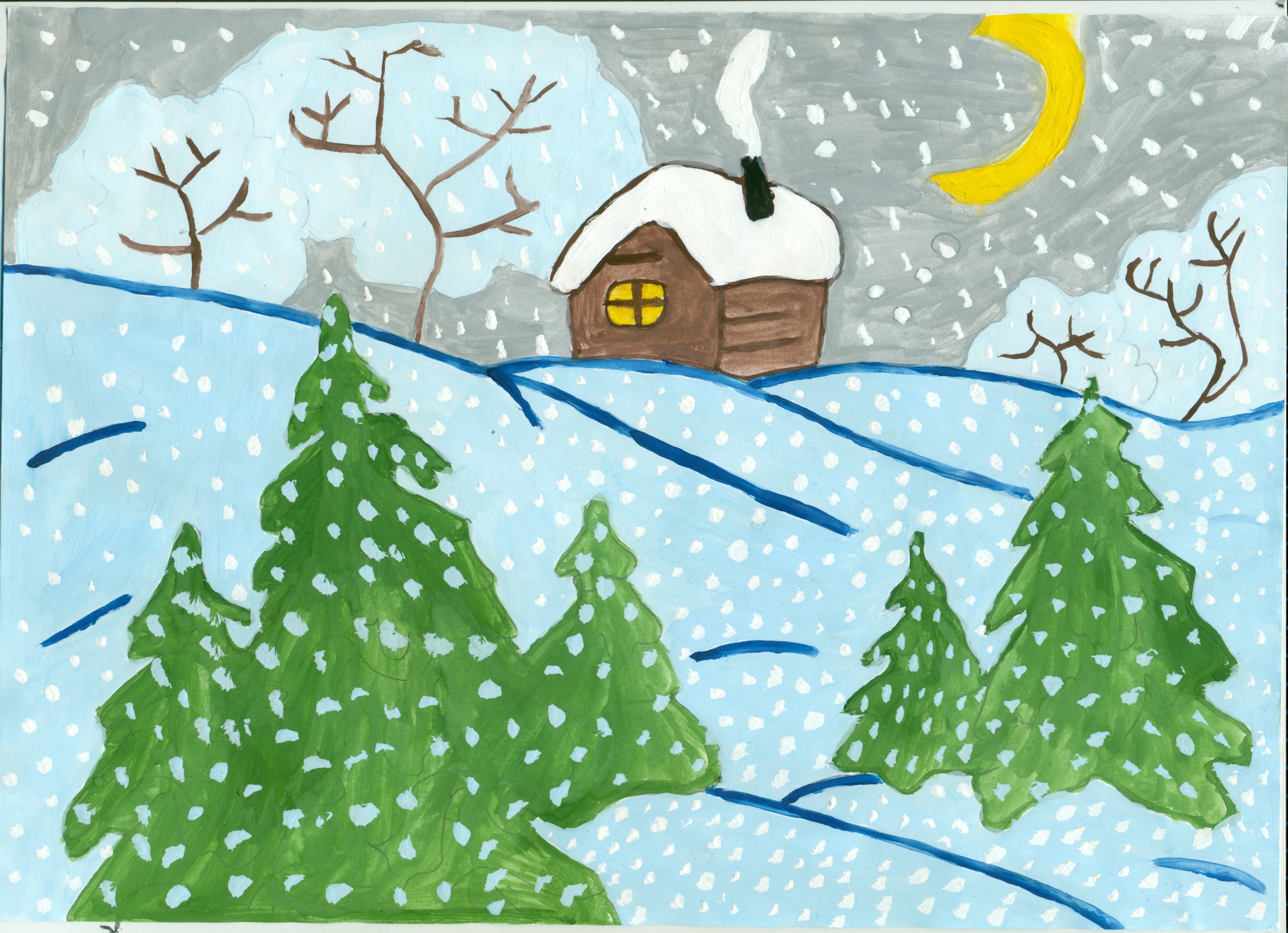 Картинка встреча зимы. Зимние рисунки. Рисунок на тему зима. Зимний пейзаж для детей. Детский рисунок зима.